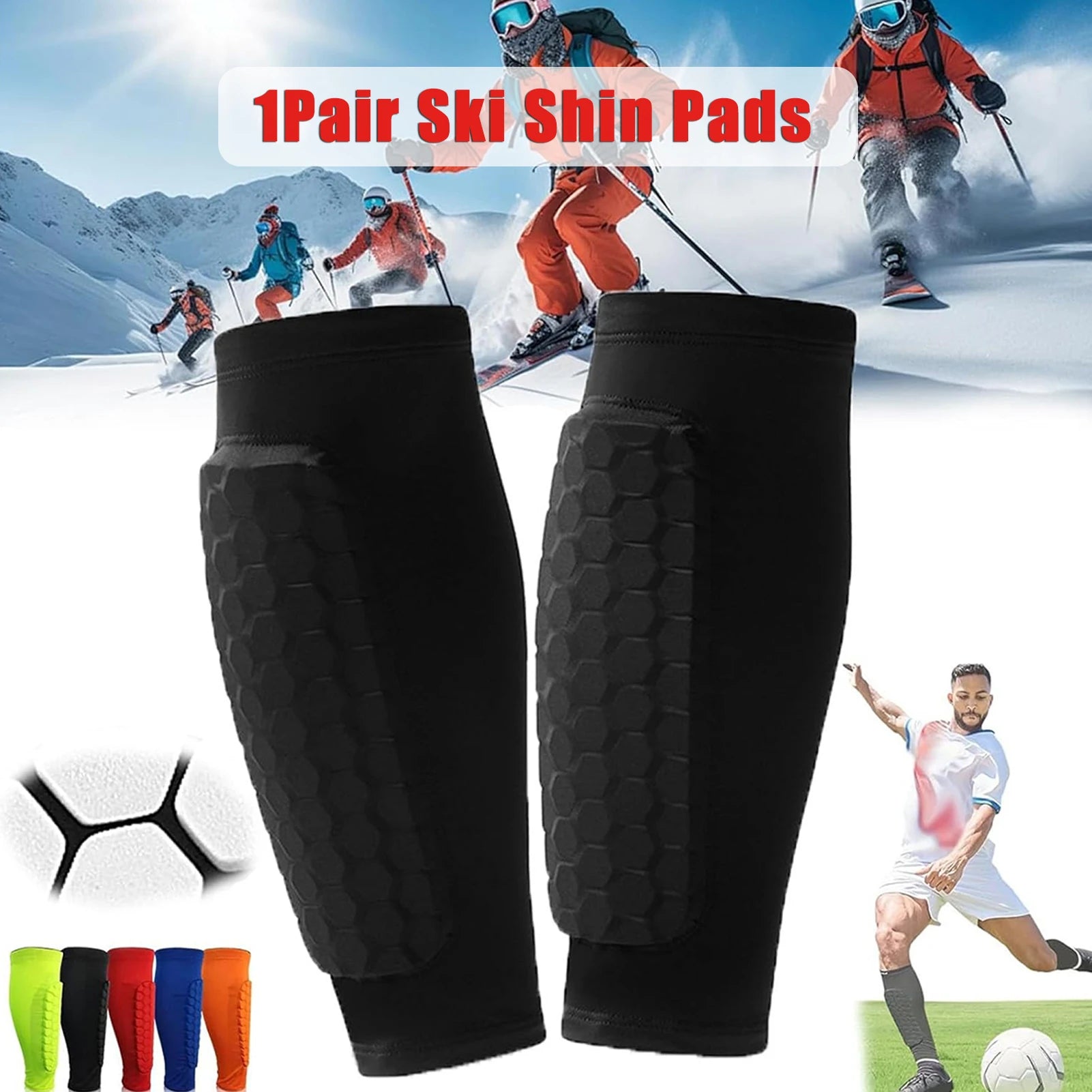 Ski Shin Guard Sleeves (Pair) – Anti Shin-Bang Comfort